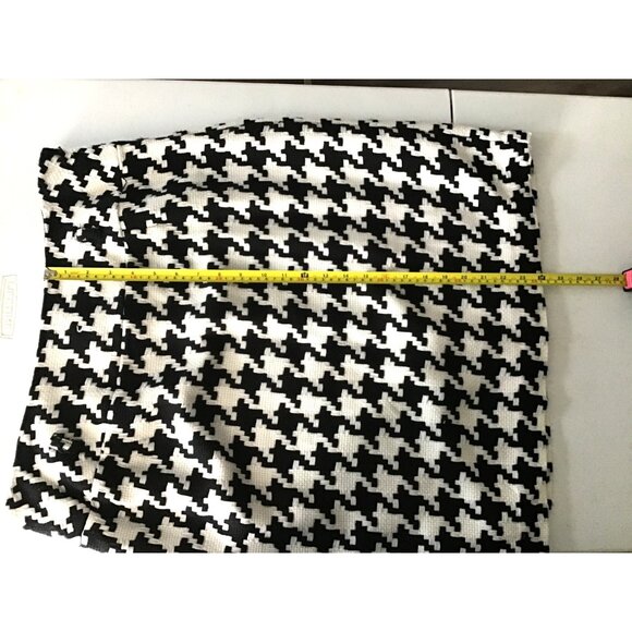 NYGARD COLLECTION- WOMEN WHITE/BLACK ZIP-UP CLOSURE KNEE LENGHT SKIRT SIZE 14 - Picture 7 of 7